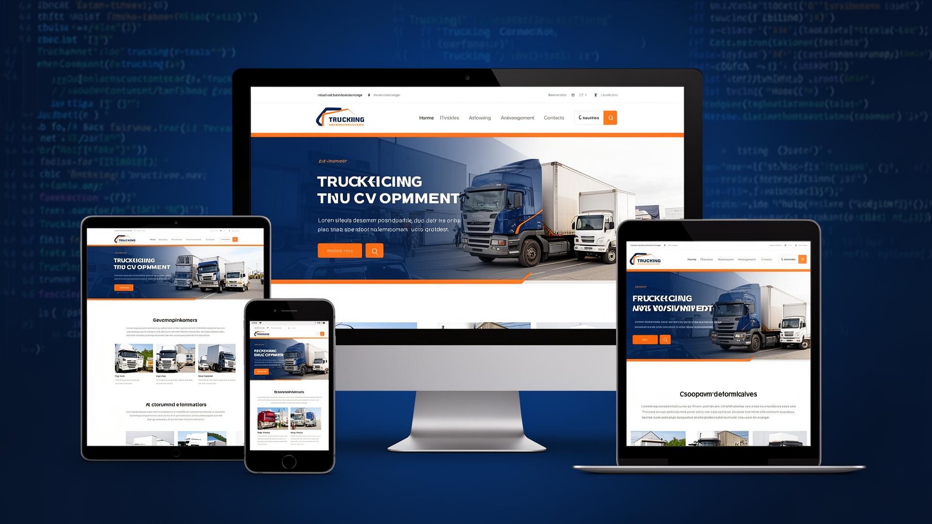Trucking Website Design